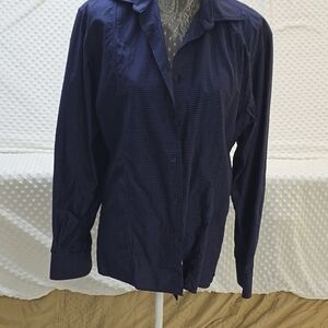 Classic Navy Button-Down Shirt